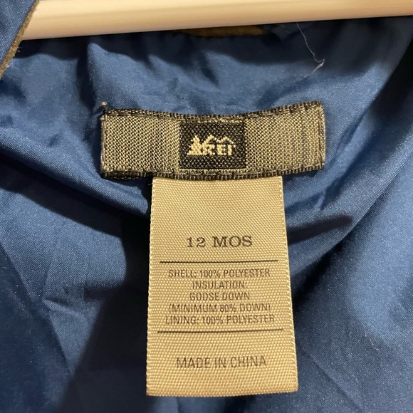 REI Kids Blue Puffer Snowsuit - Picture 4 of 10